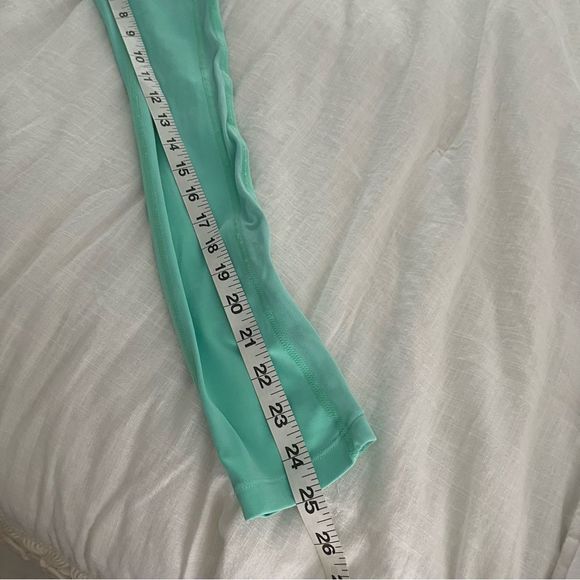 Gymshark Mint Green Mesh Logo Leggings - Picture 10 of 12